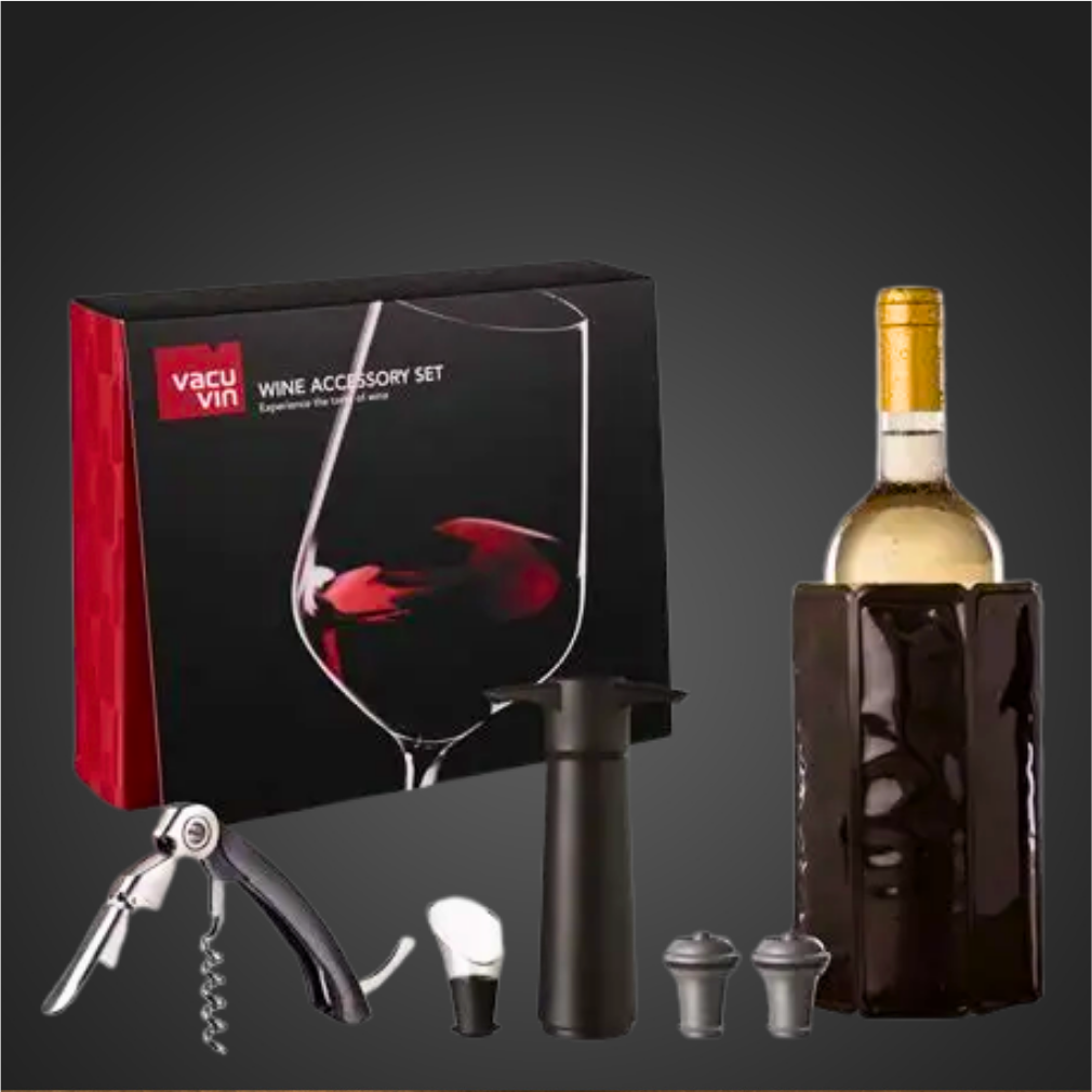 Vacu Vin | Wein Accessoire Set - Box 6 Teile