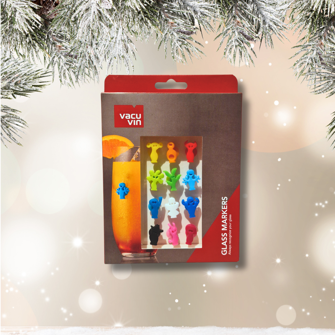 Vacu Vin | Glass Markers Party People 12er Set